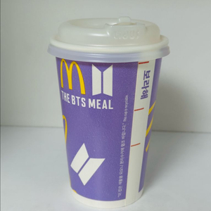 맥도날드 BTS Meal 세트 종이컵 (21년 행사상품) 이미지