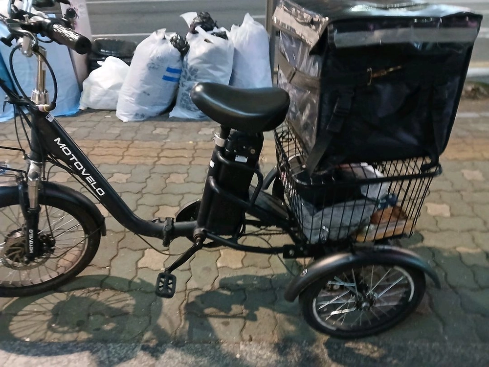 모토벨로 삼륜 전기 자전거 중고 이미지