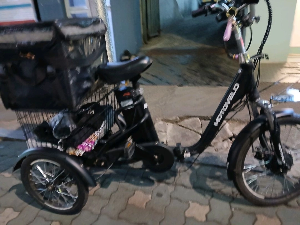 모토벨로 삼륜 전기 자전거 중고 이미지