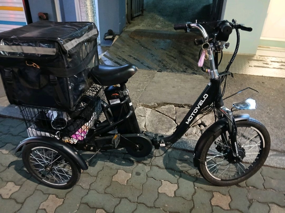 모토벨로 삼륜 전기 자전거 중고 이미지