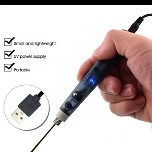 무선 납땜 인두 휴대용 usb 보조배터리 야외 폰충전기 이미지