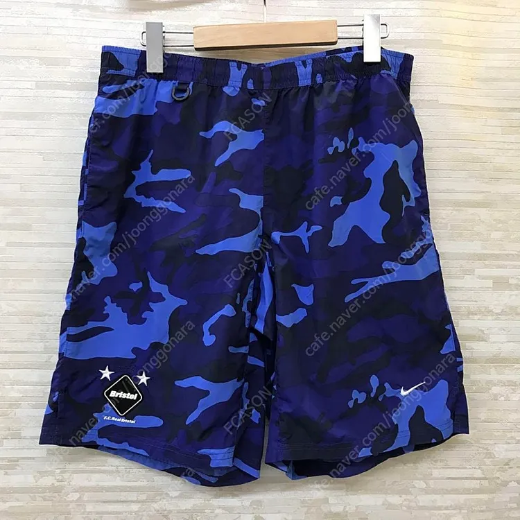 [S]나이키 소프넷 FCRB 블루 카모 프랙티스 반바지 이미지