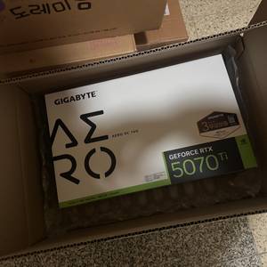 [새상품] 기가바이트 RTX 5070Ti AERO OC 16G 그래픽카드 이미지