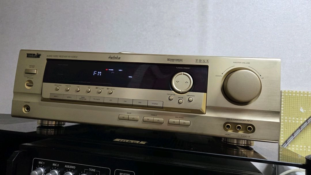 인켈 오디오 리시버 RV-50800 골드 색상입니다 이미지
