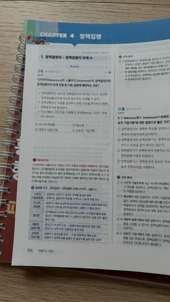 황철곤 행정학 기출문제집/패스프레쏘 이미지