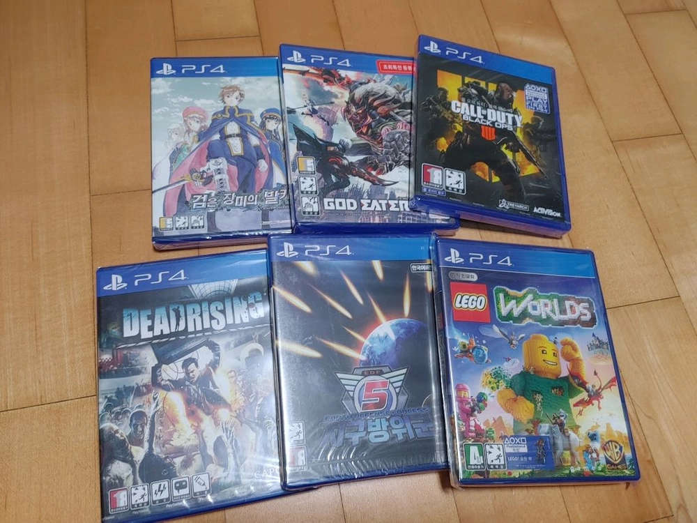 [일괄]ps4 타이틀 게임 시디 17개외 스틸북 이미지