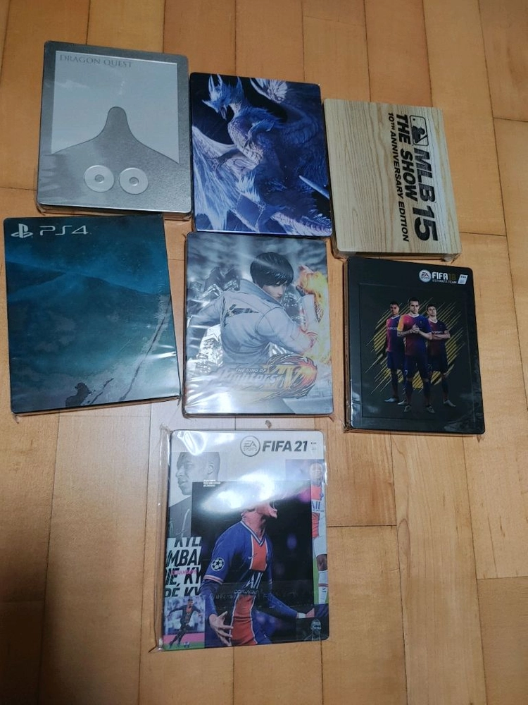 [일괄]ps4 타이틀 게임 시디 17개외 스틸북 이미지