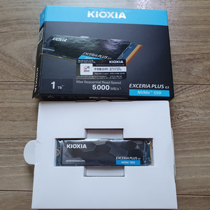KIOXIA 및 CUSU NVMe M2 SSD 1TB 2종 팝니다. 이미지