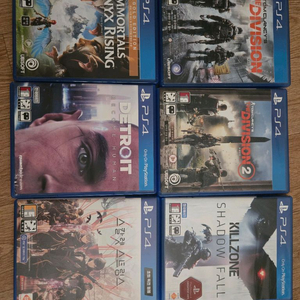 PS4 게임 타이틀 6종 세트 이미지