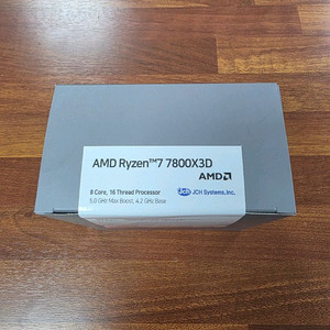 AMD 라이젠7-5세대 7800X3D (라파엘) (멀티팩(정품)) 이미지