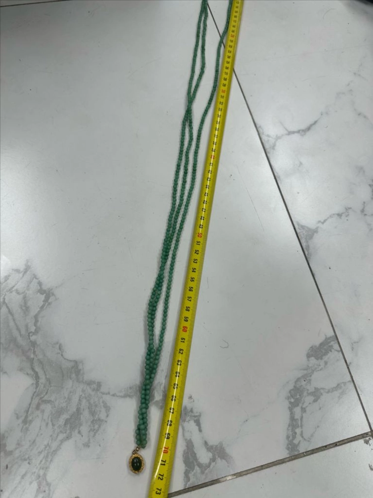 초희귀 천연산호 3줄 레이어드 목걸이 50만원판매합니다 이미지