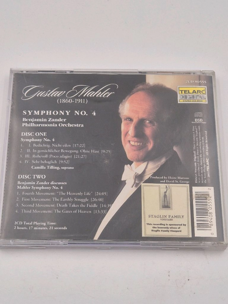 TELARC DSD Mahler Symphony No.4 Benjamin Zander Philharmonia 이미지