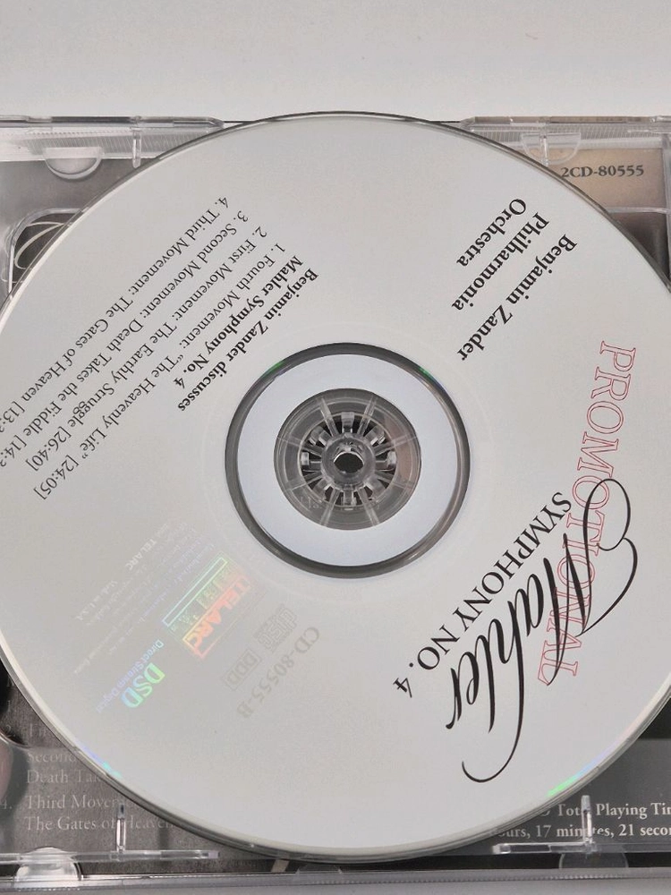 TELARC DSD Mahler Symphony No.4 Benjamin Zander Philharmonia 이미지