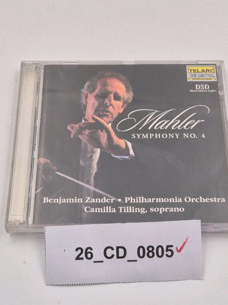 TELARC DSD Mahler Symphony No.4 Benjamin Zander Philharmonia 이미지