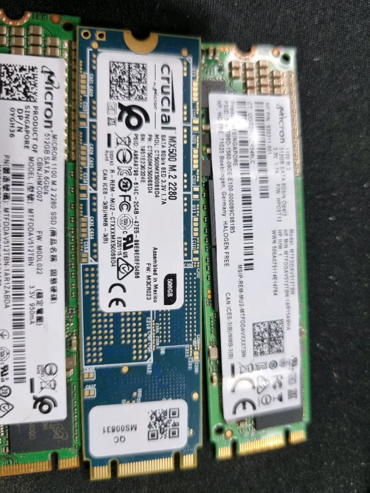Crucial MX500 500GB M.2 2280 SSD / Micro 이미지