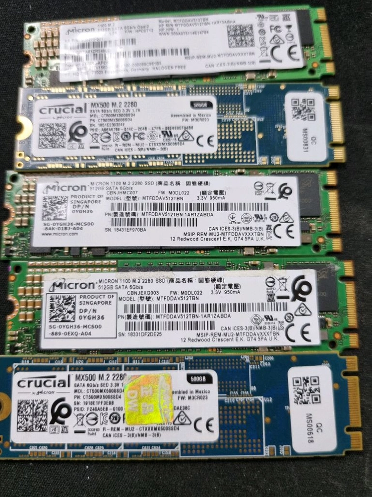 Crucial MX500 500GB M.2 2280 SSD / Micro 이미지