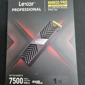 [미개봉 새제품] 렉서 Lexar NM800 PRO M.2 NVMe SSD 1TB (방열판 탑재) 이미지