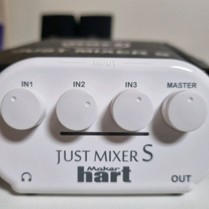 (풀박스) 메이커 하트 오디오 믹서 3채널 Maker hart Just Mixer S 이미지