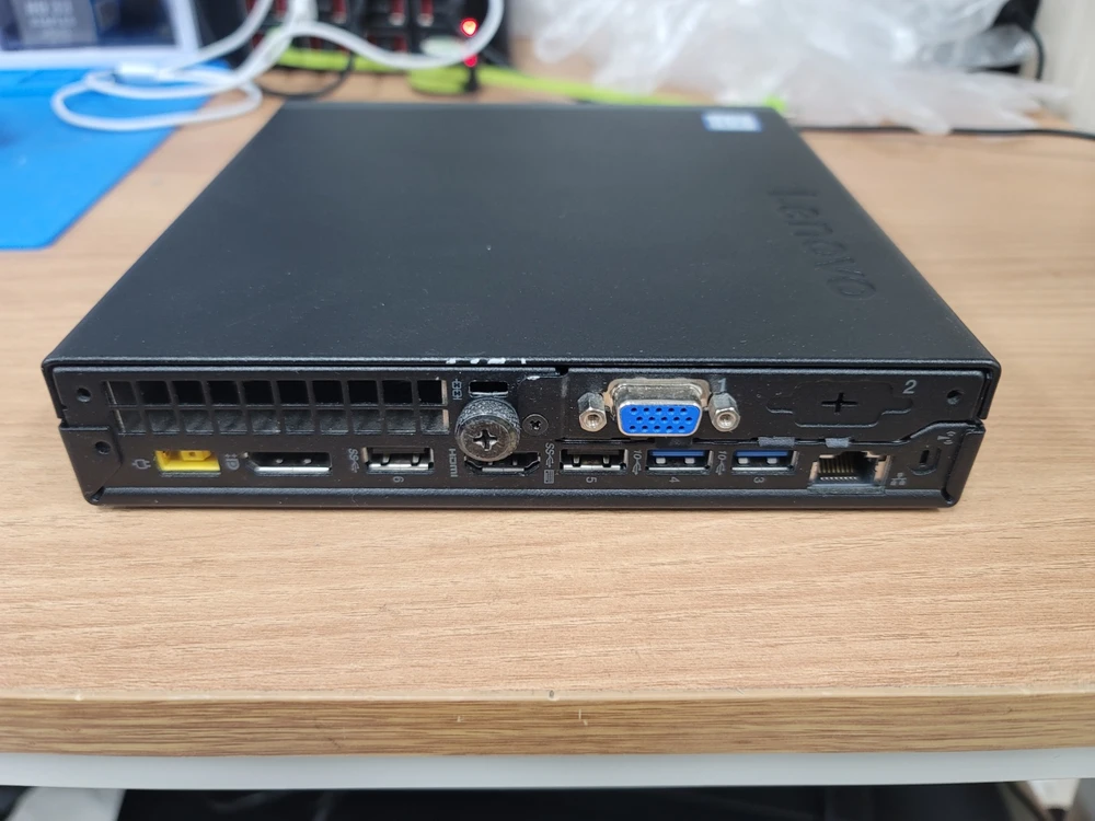 레노버 미니 PC 컴퓨터 ThinkCentre M720q Tiny 인텔 8세대 이미지