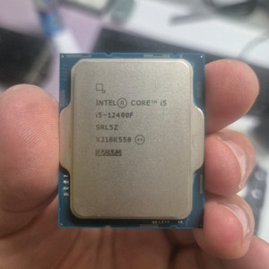 intel i5 12400f CPU 팝니다 이미지