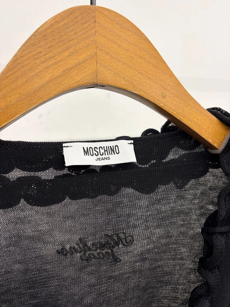 MOSCHINO 모스키노 프릴 볼레로 가디건 36사이즈 이미지