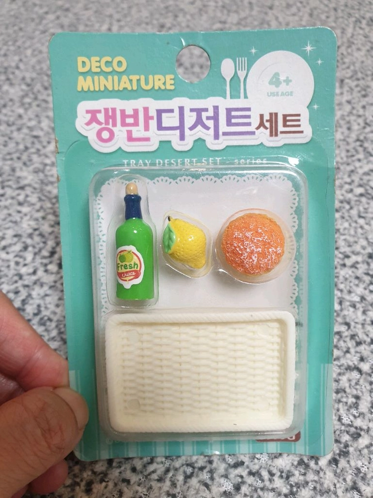 (새상품) 인형 소품 디저트 세트 이미지