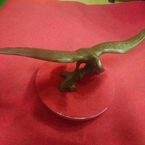 빈티지 황동 통동 독수리 조각상 (날개 44cm) 이미지