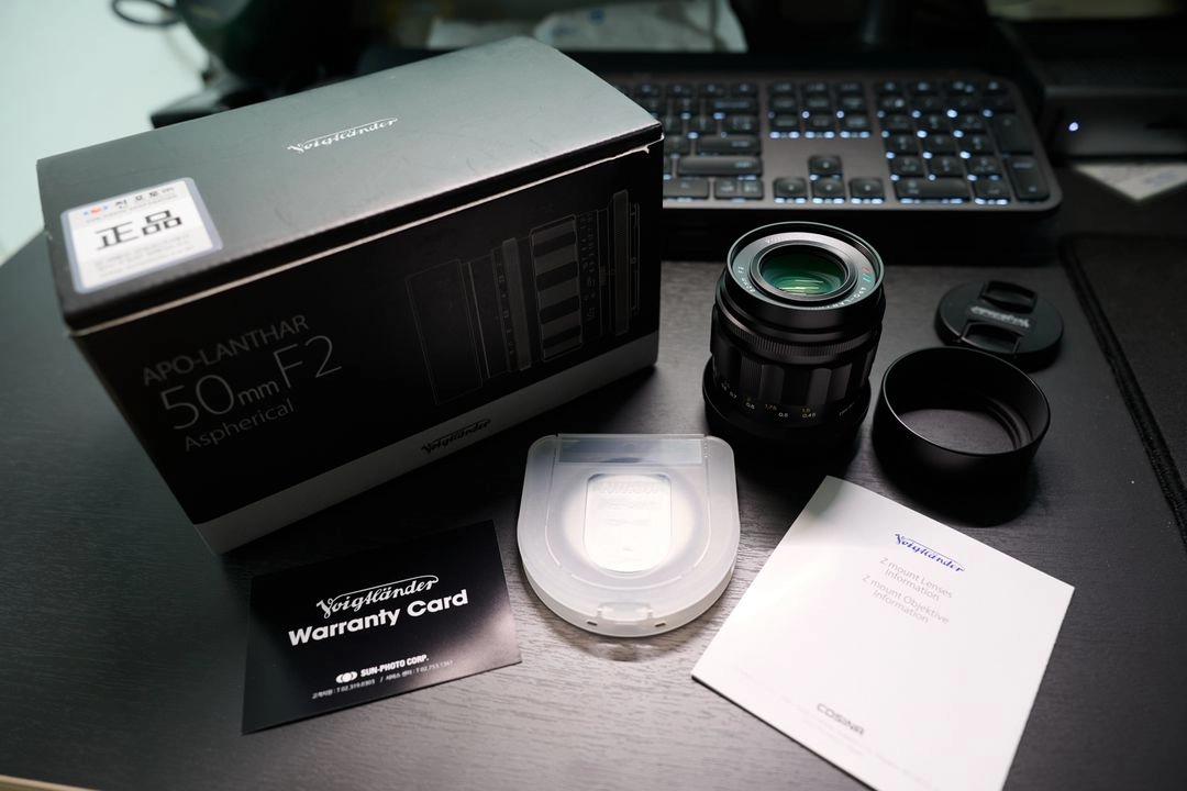 [니콘Z마운트] 보이그랜더 APO-LANTHAR 50mm F2 ASP I(아포란타 렌즈)+아크레스트 2 필터 이미지