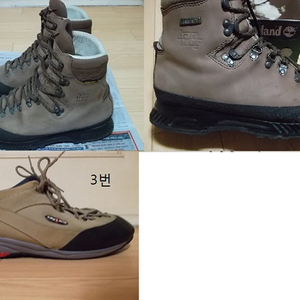 한바그알래스카등산화2개 ,케이랜드1개 -총3개 40만 /소가죽신발/소가죽구두 이미지