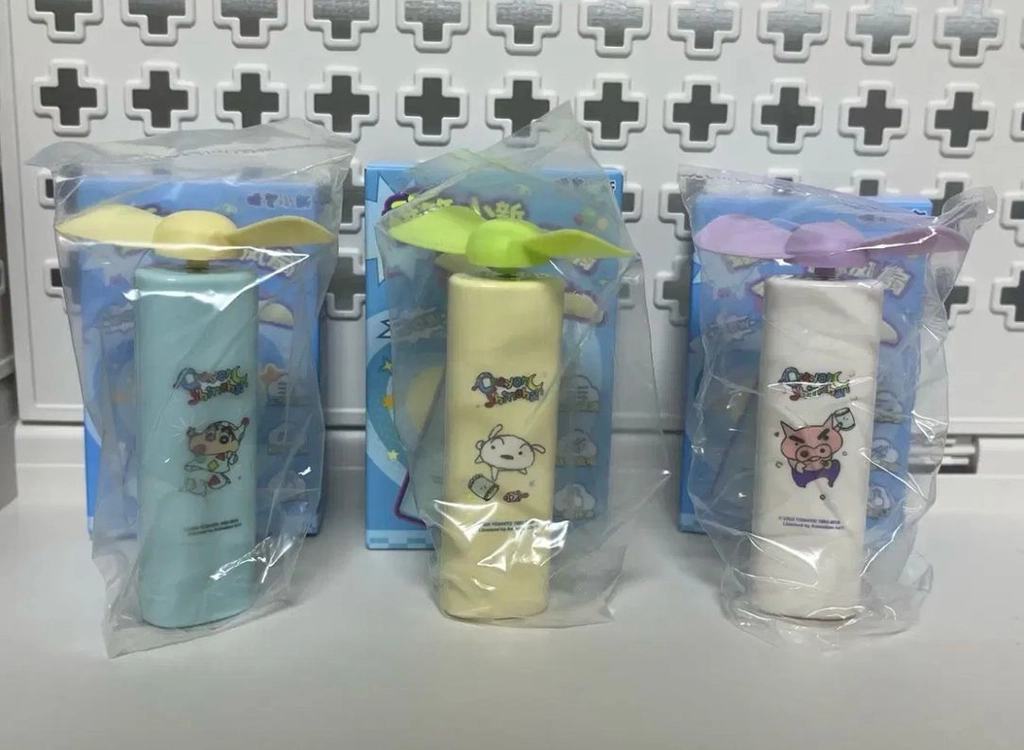 짱구는못말려 휴대용 선풍기 손풍기 3종 새상품 이미지