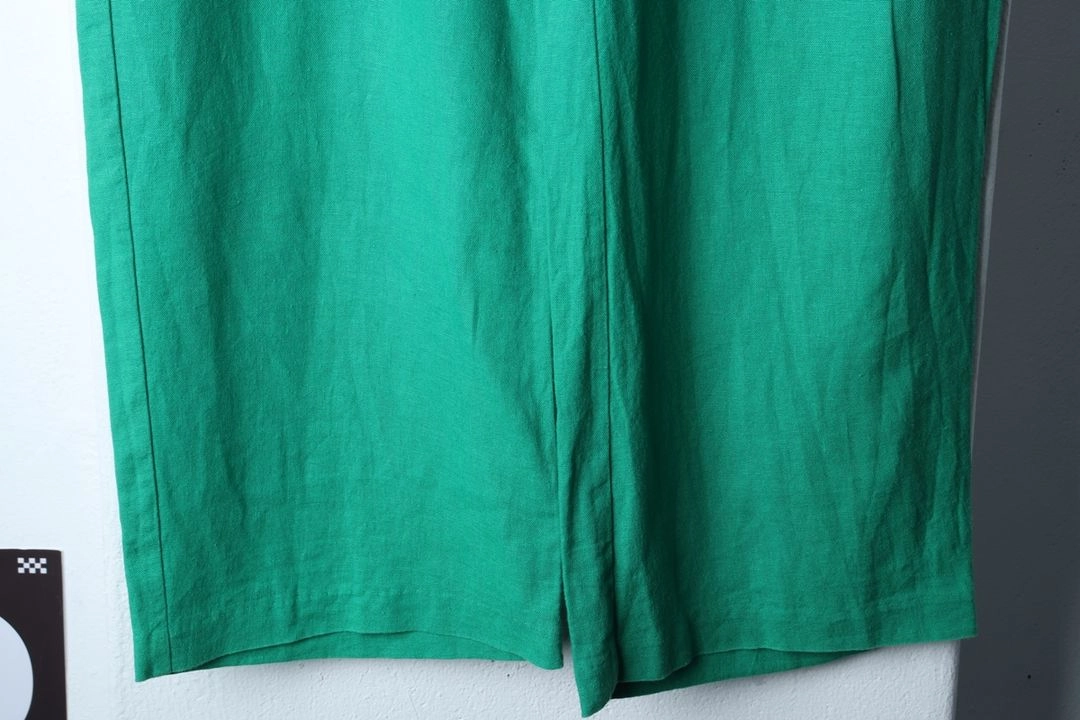 W(L) 자라 트레이닝복 바지 와이드핏 밴딩 그린 마 이미지