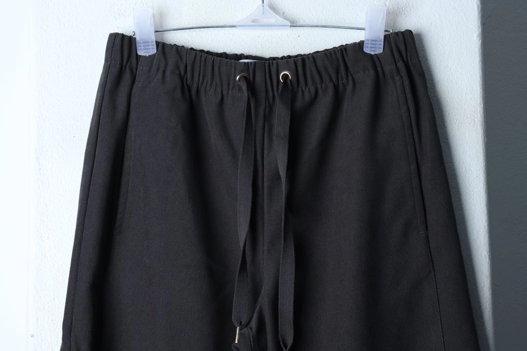 W(S) 자라 트레이닝복 바지 와이드핏 밴딩 차콜 이미지