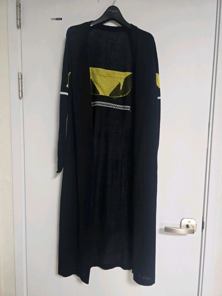 (새제품) 여름용 롱 가디건 프리사이즈 블랙 이미지
