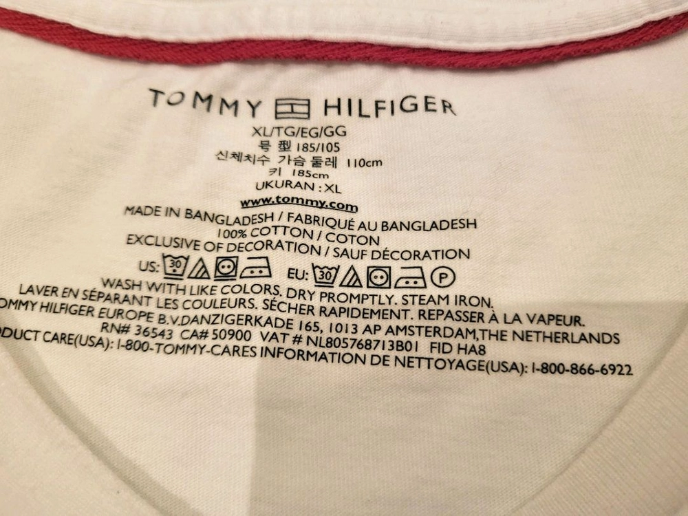 TOMMY HILFIGER 순면티 (XL) 이미지