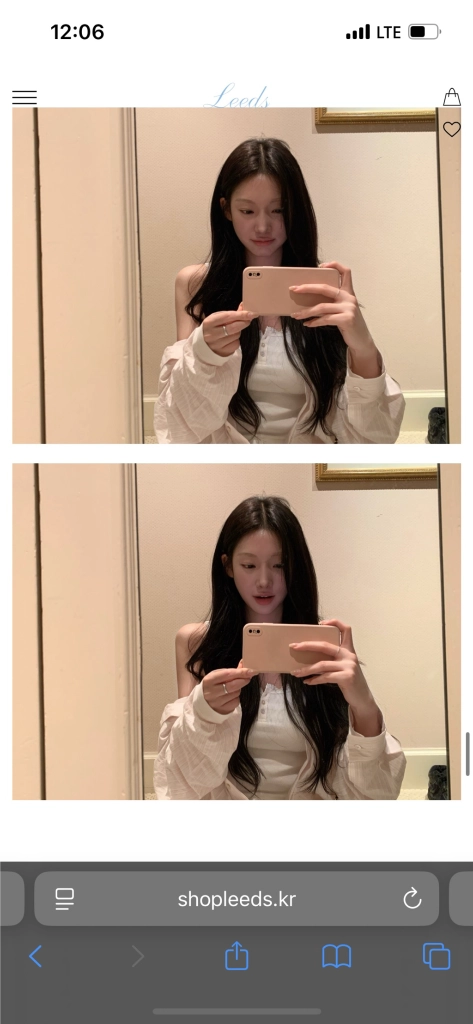 더위시 리즈 leeds 이자벨 홀터 블라우스, 리즈 웬디 블라우스, 셔츠 가디건 등 이미지