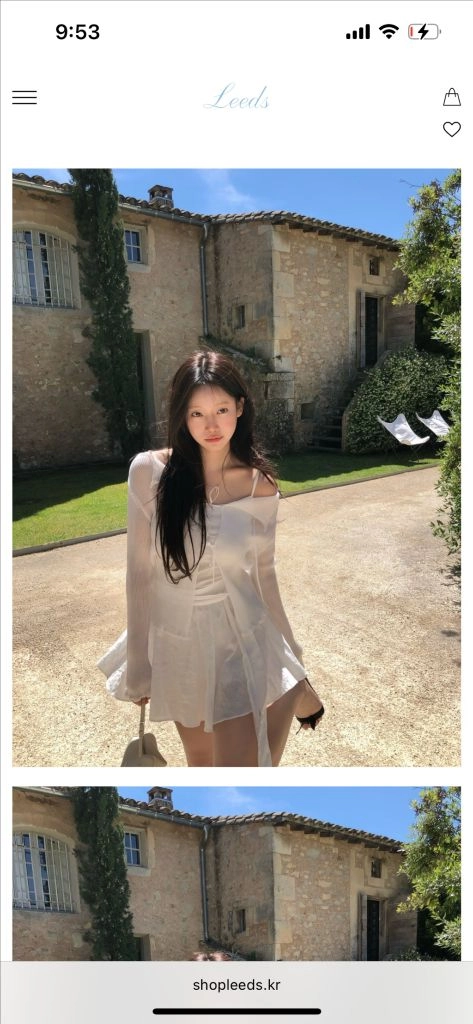 더위시 리즈 leeds 이자벨 홀터 블라우스, 리즈 웬디 블라우스, 셔츠 가디건 등 이미지