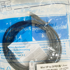 미니DP to HDMI 케이블 +미니DP to DP 케이블 몽땅 팝니다 이미지
