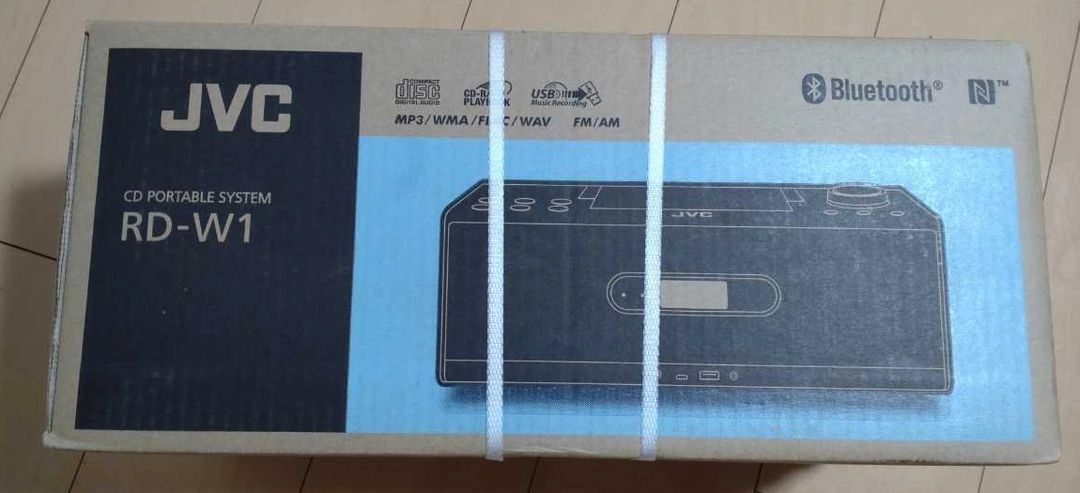 RD-W1 JVC 켄우드 cd 포터블 시스템 미개봉 판매 이미지