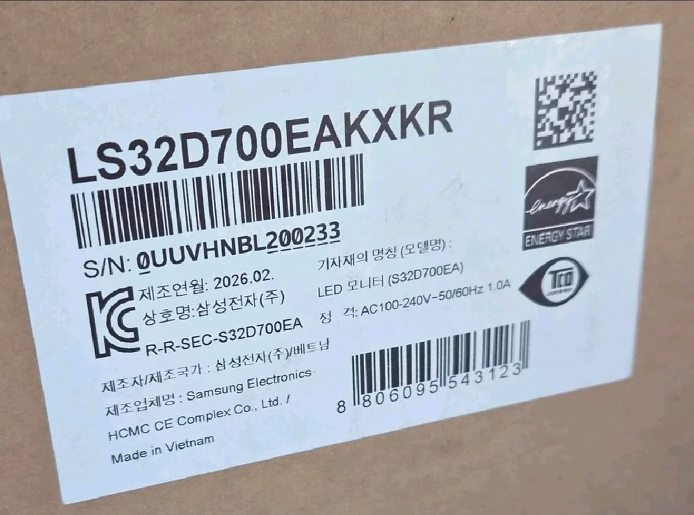 삼성전자 32인치(80cm) 뷰피니티 S7 고해상도 UHD 모니터 S32D700 이미지