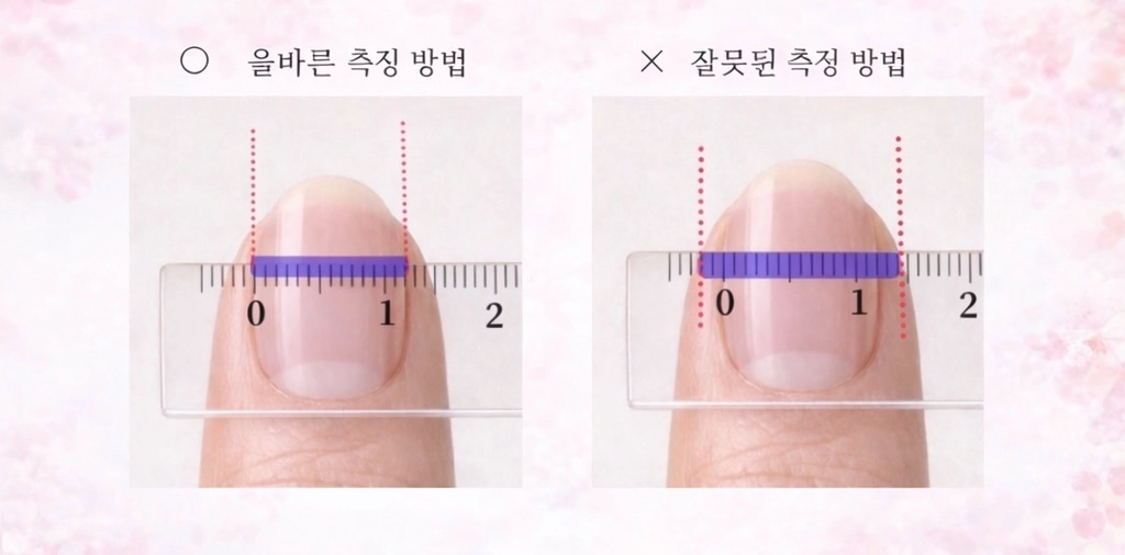 딸기레이스 수제네일팁 이미지