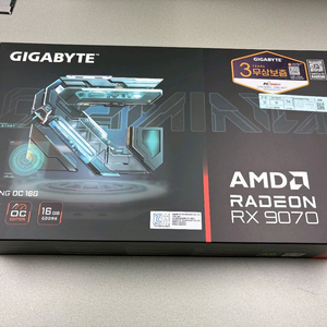 단순개봉 GIGABYTE 라데온 RX 9070 GAMING OC D6 16GB 피씨디렉트 이미지