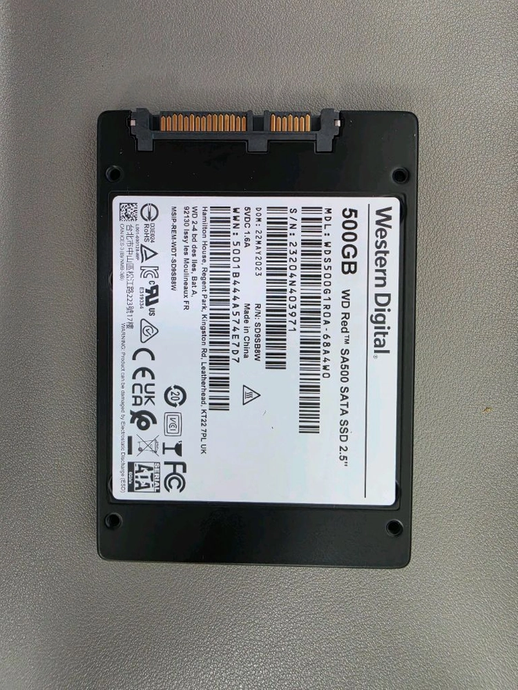 wd red sa500서버ssd 이미지