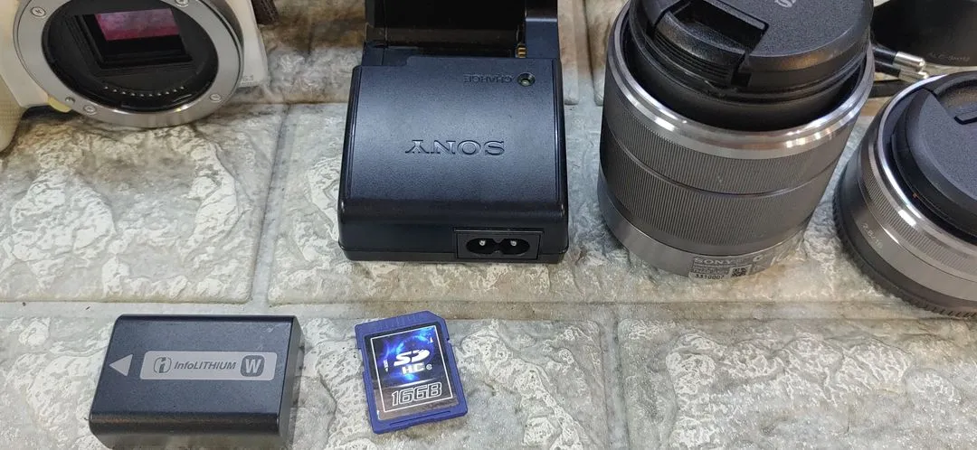 소니 미러리스 카메라 nex-5n 렌즈2개 이미지
