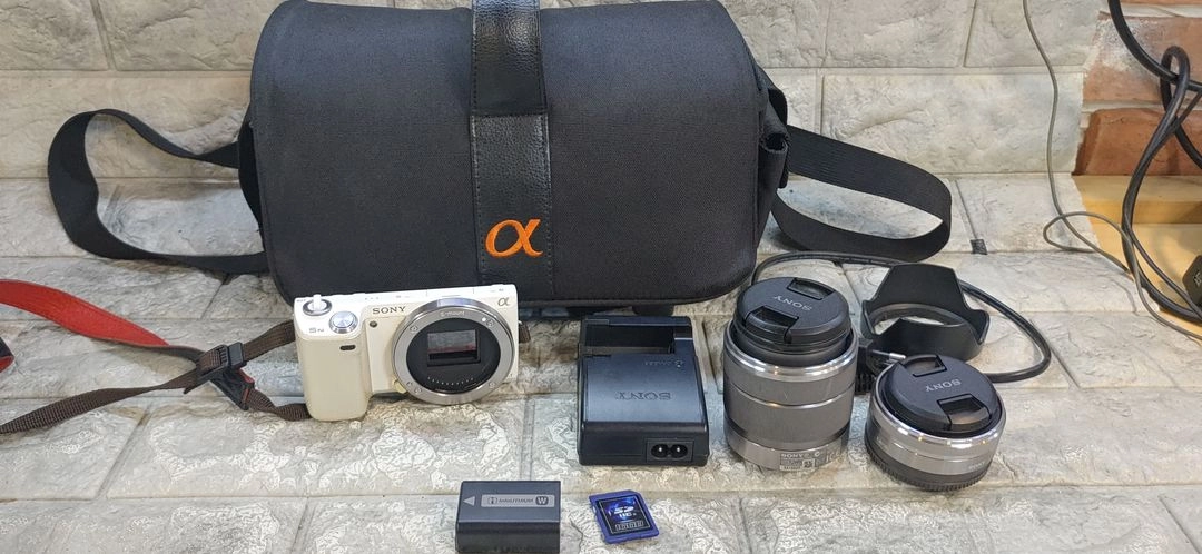 소니 미러리스 카메라 nex-5n 렌즈2개 이미지