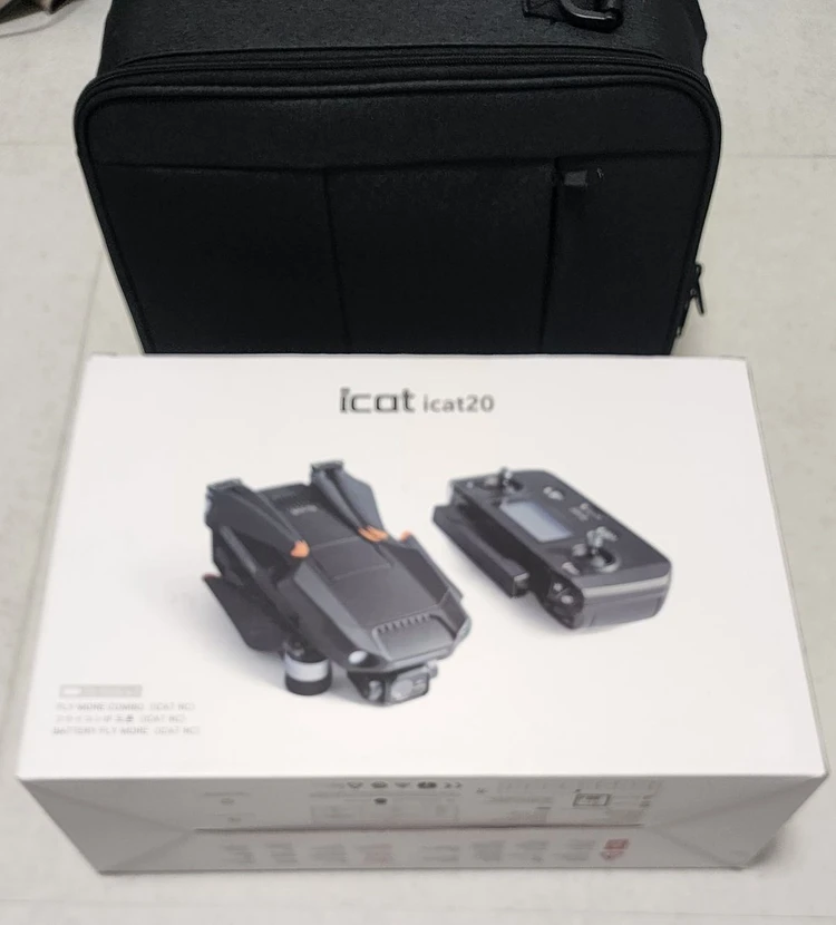 ICAT20 드론 플라이 콤보 (대용량 배터리 6800mAh 2개) 이미지