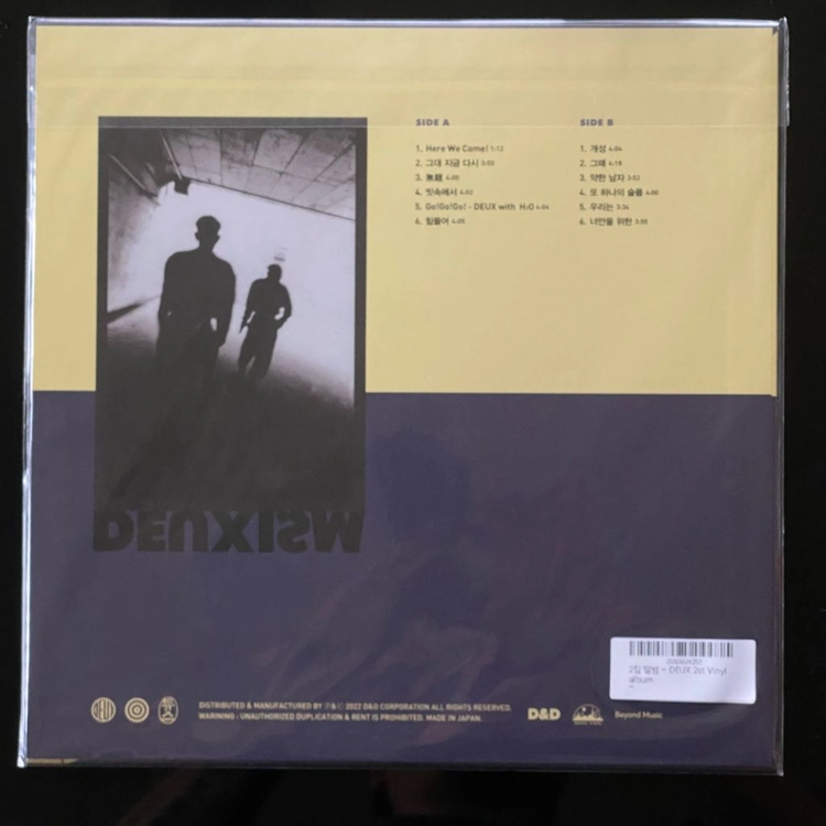 [미개봉] 듀스 DEUXISM DEUX 2집 LP 바이닐 이미지
