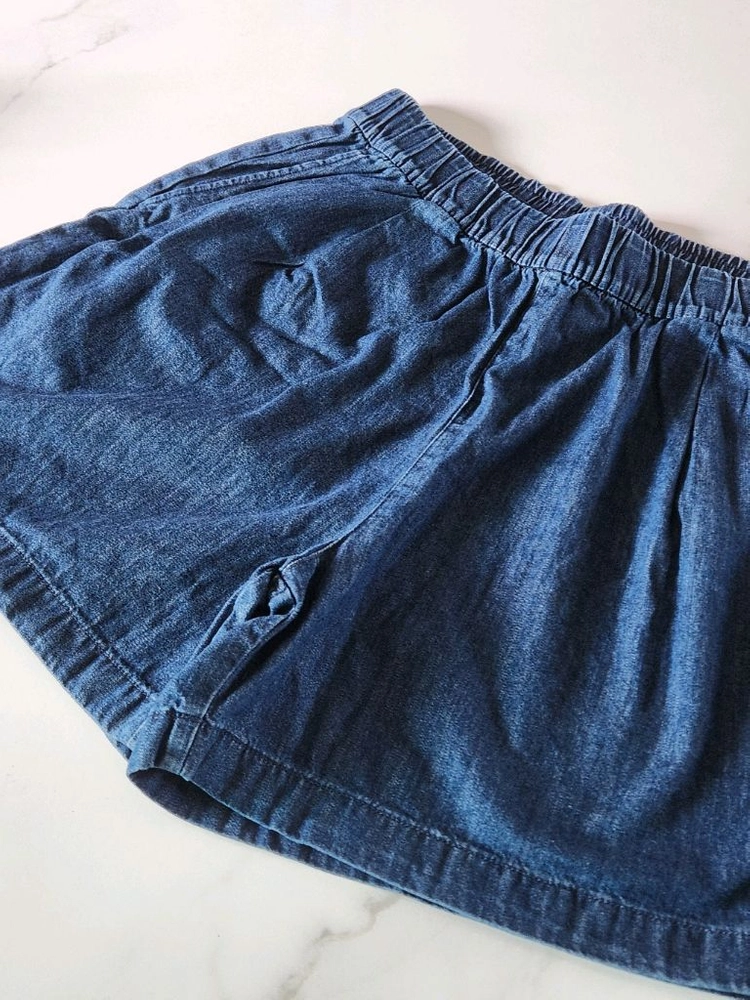(새상품) 유니클로 쇼트팬츠 데님 반바지 이미지