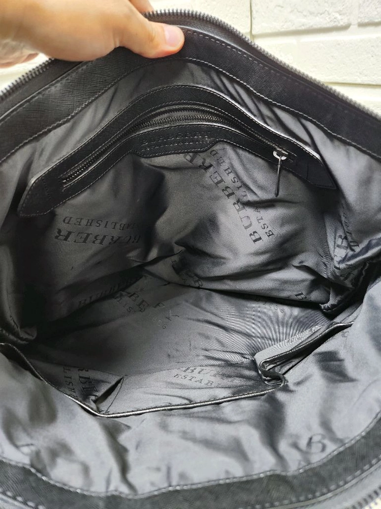 [정품] 버버리 블랙버건디 나일론 2way백 브리프케이스 이미지