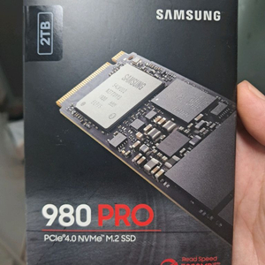 삼성 980 pro NVMe M.2 SSD 2TB 이미지