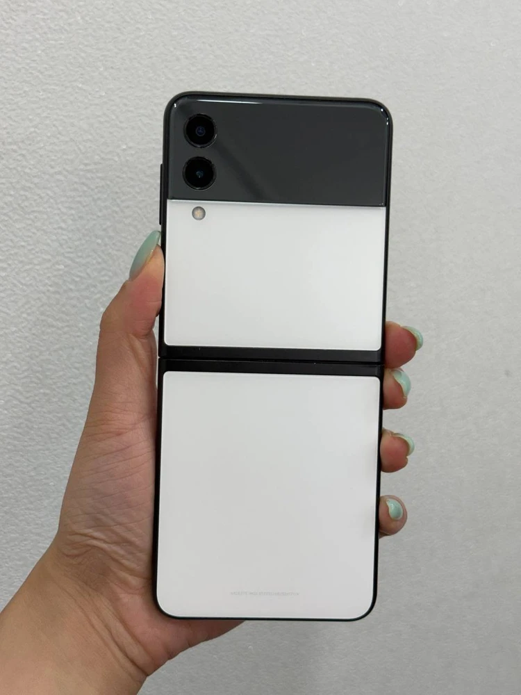 무잔상)갤럭시Z플립3 화이트 256GB Y1999 이미지
